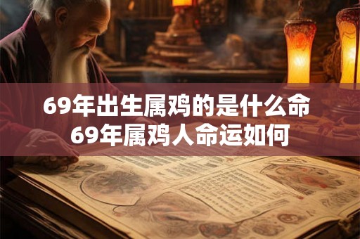 69年出生属鸡的是什么命 69年属鸡人命运如何