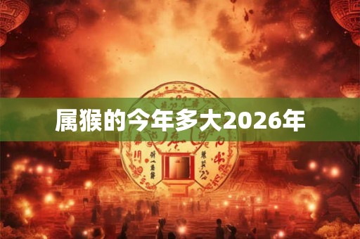 属猴的今年多大2026年