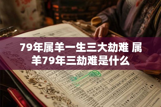 79年属羊一生三大劫难 属羊79年三劫难是什么 79年属羊一生三大劫难 属羊79年三劫难是什么
