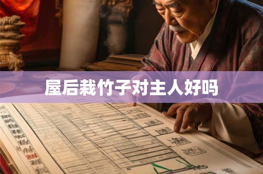 屋后栽竹子对主人好吗