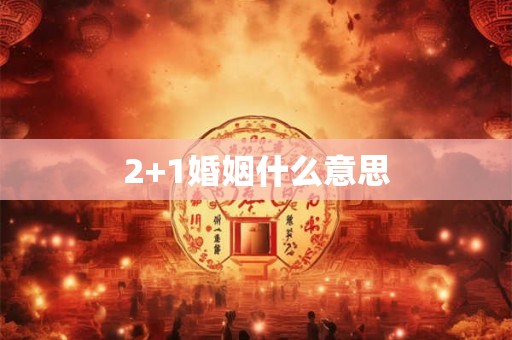 2+1婚姻什么意思