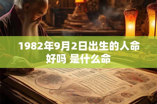 1982年9月2日出生的人命好吗 是什么命