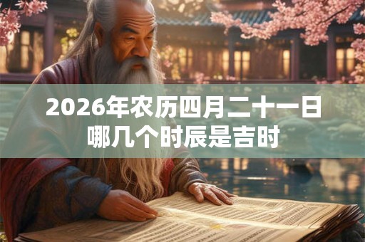 2026年农历四月二十一日哪几个时辰是吉时