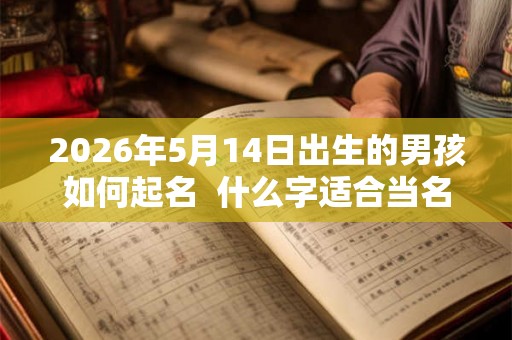 2026年5月14日出生的男孩如何起名 什么字适合当名字 2026年5月14日出生的男孩如何起名 什么字适合当名字