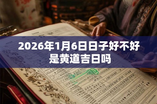 2026年1月6日日子好不好 是黄道吉日吗 2026年1月6日日子好不好 是黄道吉日吗