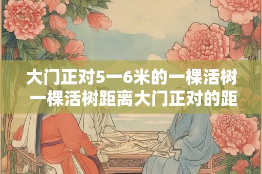 大门正对5一6米的一棵活树 一棵活树距离大门正对的距离为56米有哪些可能性