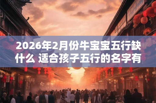 2026年2月份牛宝宝五行缺什么 适合孩子五行的名字有哪些 2026年2月份牛宝宝五行缺什么 适合孩子五行的名字有哪些