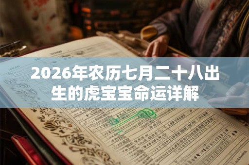 2026年农历七月二十八出生的虎宝宝命运详解 2026年农历七月二十八出生的虎宝宝命运详解