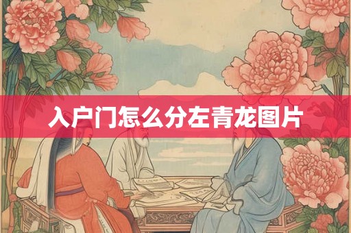 入户门怎么分左青龙图片
