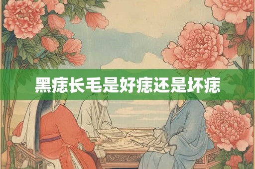 黑痣长毛是好痣还是坏痣