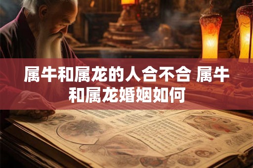 属牛和属龙的人合不合 属牛和属龙婚姻如何