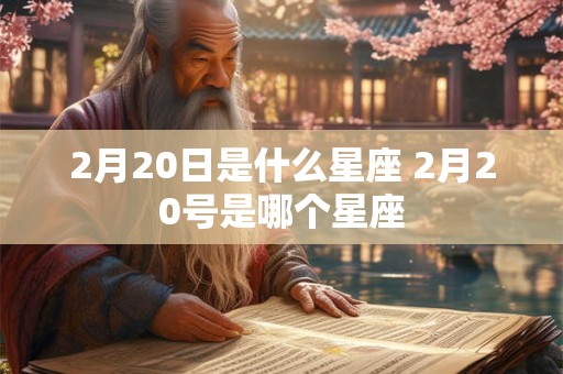 2月20日是什么星座 2月20号是哪个星座