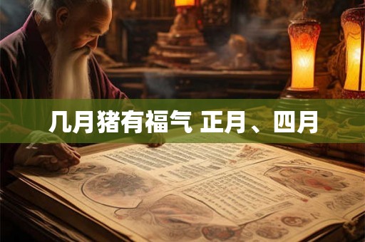 几月猪有福气 正月、四月