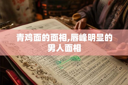 青鸡面的面相,唇峰明显的男人面相
