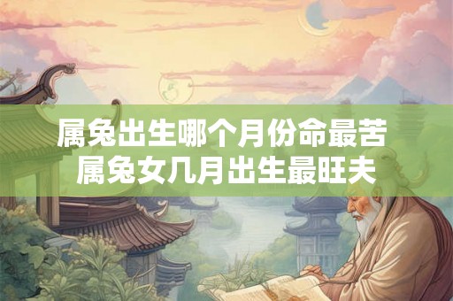 属兔出生哪个月份命最苦 属兔女几月出生最旺夫