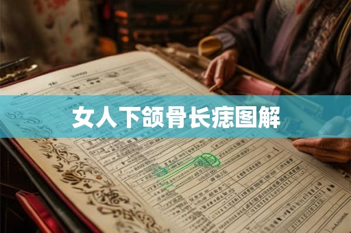 女人下颌骨长痣图解