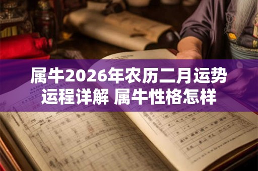 属牛2026年农历二月运势运程详解 属牛性格怎样