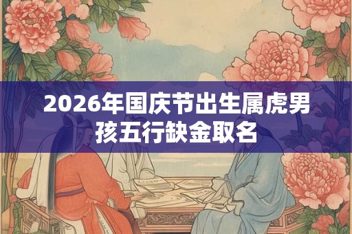 2026年国庆节出生属虎男孩五行缺金取名 2026年国庆节出生属虎男孩五行缺金取名