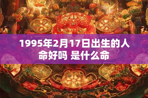 1995年2月17日出生的人命好吗 是什么命