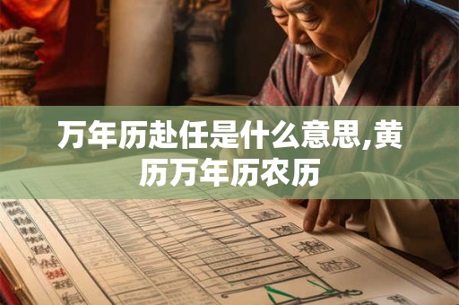 万年历赴任是什么意思,黄历万年历农历