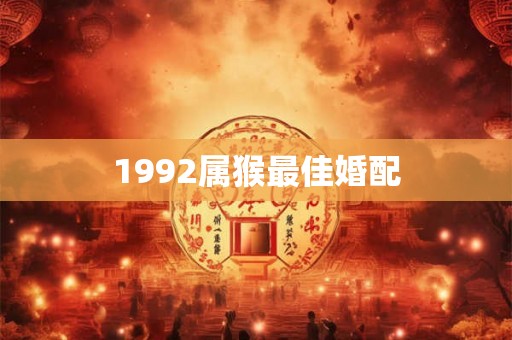 1992属猴最佳婚配