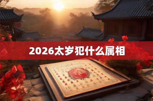 2026太岁犯什么属相 2026太岁犯什么属相