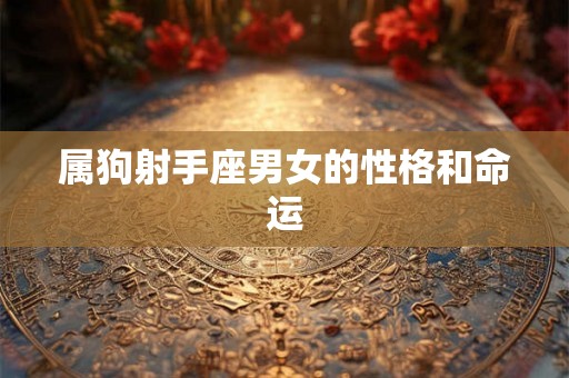 属狗射手座男女的性格和命运