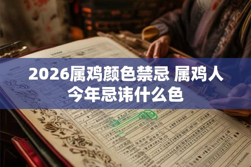 2026属鸡颜色禁忌 属鸡人今年忌讳什么色