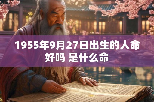 1955年9月27日出生的人命好吗 是什么命 1955年9月27日出生的人命好吗 是什么命