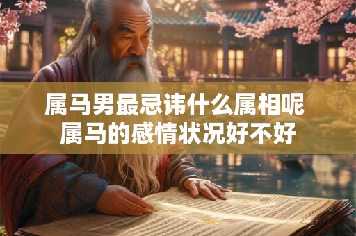 属马男最忌讳什么属相呢 属马的感情状况好不好