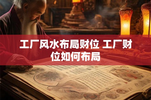 工厂风水布局财位 工厂财位如何布局