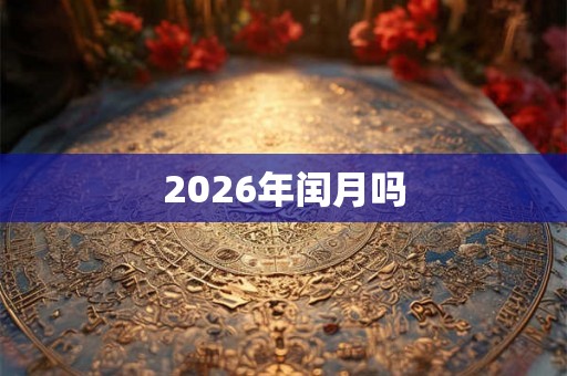 2026年闰月吗 2026年闰月吗