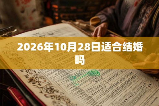 2026年10月28日适合结婚吗 2026年10月28日适合结婚吗