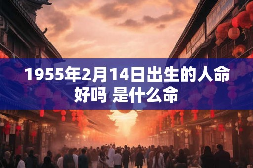 1955年2月14日出生的人命好吗 是什么命 1955年2月14日出生的人命好吗 是什么命