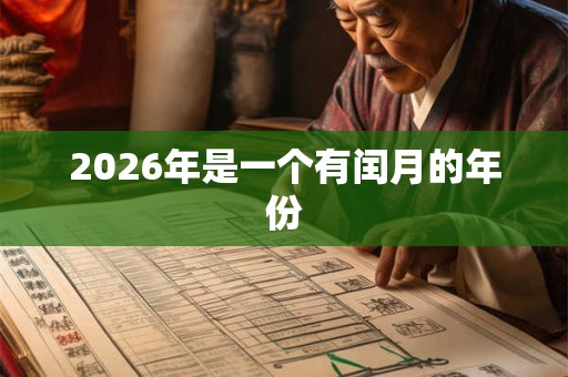 2026年是一个有闰月的年份 2026年是一个有闰月的年份