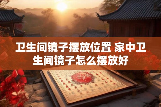 卫生间镜子摆放位置 家中卫生间镜子怎么摆放好