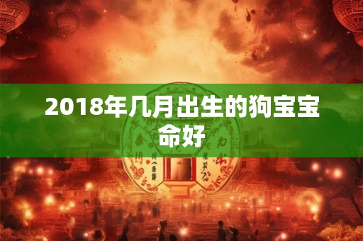2018年几月出生的狗宝宝命好