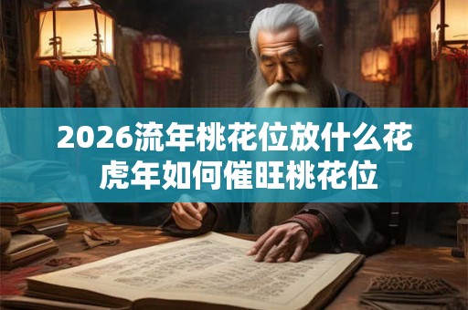 2026流年桃花位放什么花 虎年如何催旺桃花位