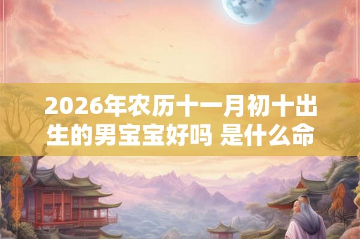 2026年农历十一月初十出生的男宝宝好吗 是什么命 2026年农历十一月初十出生的男宝宝好吗 是什么命