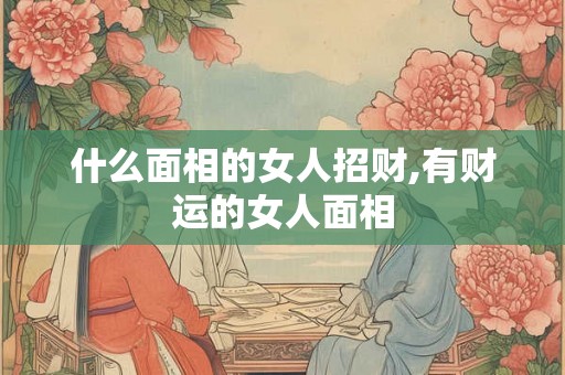 什么面相的女人招财,有财运的女人面相 什么面相的女人招财,有财运的女人面相