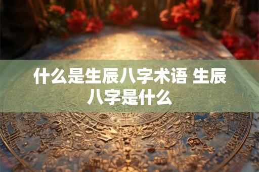 什么是生辰八字术语 生辰八字是什么