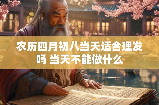 农历四月初八当天适合理发吗 当天不能做什么