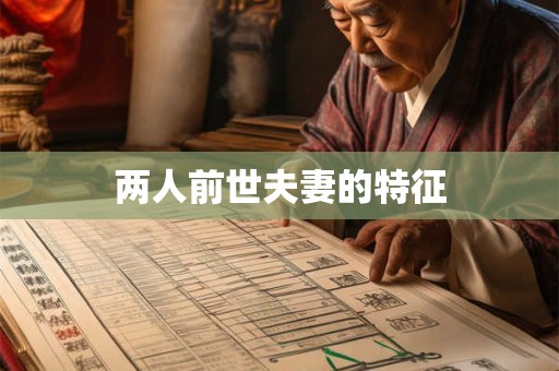 两人前世夫妻的特征