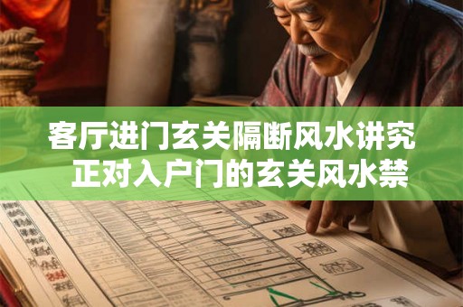客厅进门玄关隔断风水讲究  正对入户门的玄关风水禁忌