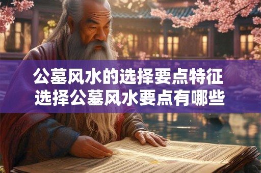 公墓风水的选择要点特征 选择公墓风水要点有哪些 公墓风水的选择要点特征 选择公墓风水要点有哪些