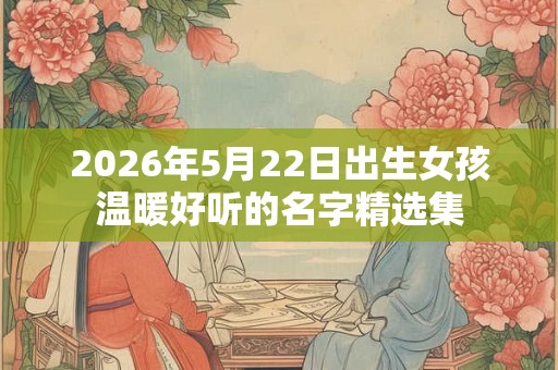 2026年5月22日出生女孩温暖好听的名字精选集