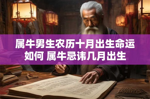 属牛男生农历十月出生命运如何 属牛忌讳几月出生
