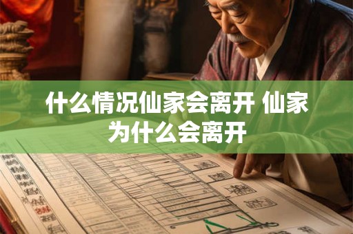 什么情况仙家会离开 仙家为什么会离开