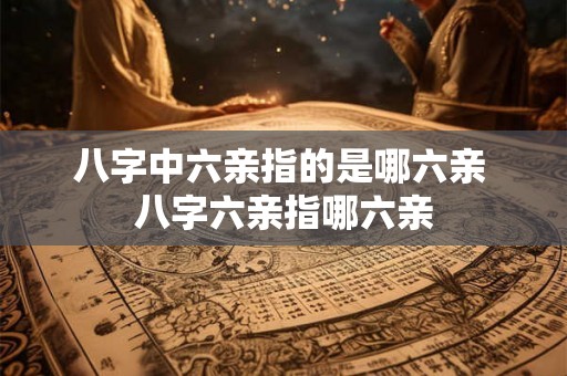 八字中六亲指的是哪六亲 八字六亲指哪六亲