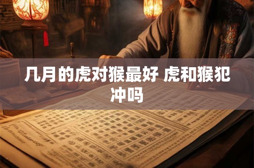 几月的虎对猴最好 虎和猴犯冲吗